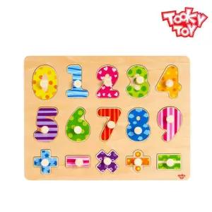 수개념 알록달록 숫자 나무 꼭지퍼즐 유아교구 능개발 선물용