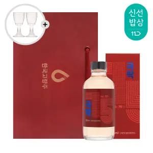 [품질보장] 한국고량주 극락 75도 120ml 서울고량주잔 2P 증정