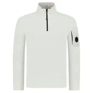 [CP컴퍼니] 렌즈 와펜 하프집업 맨투맨 화이트 122482644