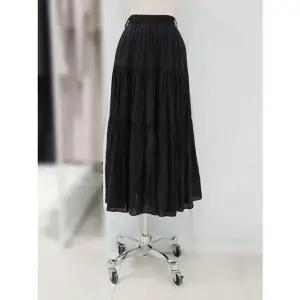 [갤러리아] [SOUP] 밴딩 티어드 롱 스커트 SC3SR30