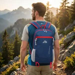 폴딩 백팩 18L 네이비 접이식 등산백팩 경량 백팩 여행가방