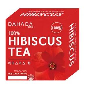 호박팥차 다하다 히비스커스 클레오파트라 100티백 1.8g 뷰티차