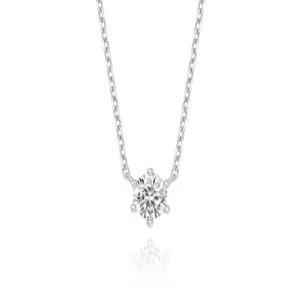 [스타필드 하남 미니골드]14K [DIA-5부] 클래식 6프롱 목걸이MNS02798