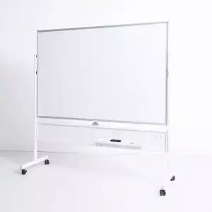 대형 화이트보드 M360L 칠판 4in1 360도 회전 이동식 패그보드 자석 보드마카 포함 1500x1000