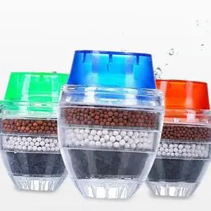 수도꼭지 필터 수도꼭지용 싱크대 주방 세면대 필터 욕실 여행용 필터식 휴대용 정수기 간이