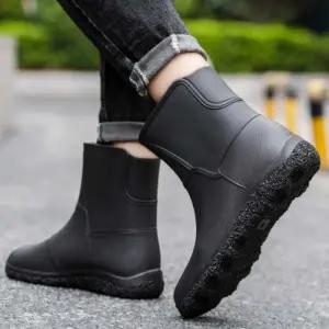 남성 성인무릎장화 고무 장마철신발장화 장화 남자앵클 레인우화