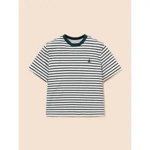 [BEANPOLE KIDS] 멀티 스트라이프 반소매 티셔츠  그린 (BI6342U10M)