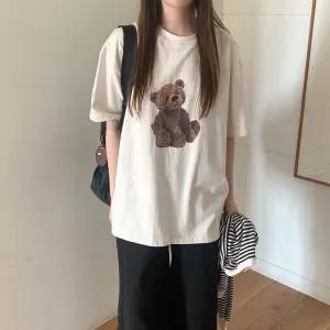 시터즈 코튼 테디베어 박스티