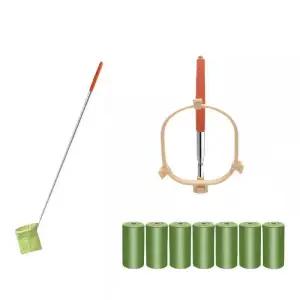 개똥바지 개똥받이 강아지 배변용품 배변봉 개똥뜰채 배변집게