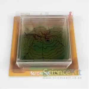 등고선 그리기 3D 입체그림 지형 4인 키트 과학체험놀이 과학학습관찰키트