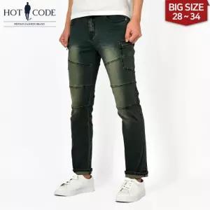 [핫코드]남자 청바지 보크 지퍼 카고 워싱진 HC030-2