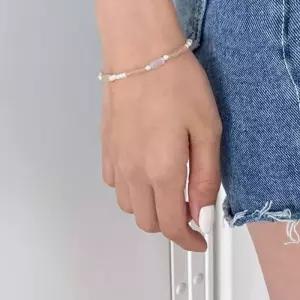 [라일리의류] Rly beige tone beads bracelet