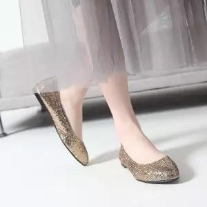 [라일리의류] Rly 여자 샤이닝 플랫슈즈 글리터 2컬러 단화 (255-270)