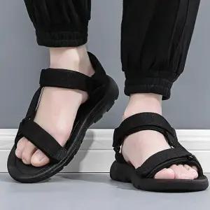 [오노마] ONM 남자 여름 데일리 검정 베이직 샌들 휴가 여행 신발