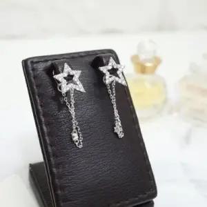 [라일리의류] Rly 별 체인 드롭귀걸이