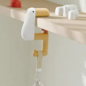 데스크용 테이블 가방 걸이 휴대용 회전식 가방 걸이 무타공 사무실