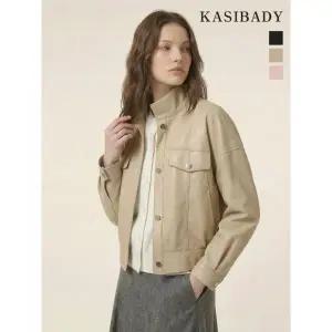 시크릿시즌오프 카시바디 FAUX 레더 유틸리티 숏 자켓