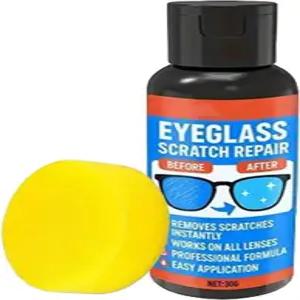 안경 스크래치 리무버 - 30g 렌즈 안티 포그 스크린 왁스 선글라스 폴리싱 크림 실내 가정용 야외 여행