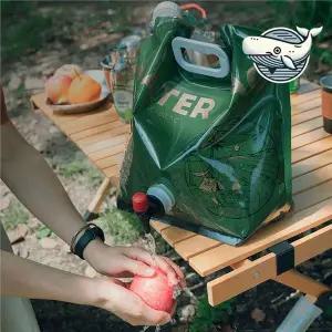 [골드스마일]캠핑 워터백 휴대형 물통 다기능 사용