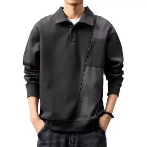 남자 니트 빈티지 캐주얼 가을 빅사이즈 폴라 맨투맨 어울리는 루즈핏 헤비 패피3