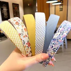 외출 여자 데일리 머리띠 예쁜 면 패션 공주 리본 이본 굵은