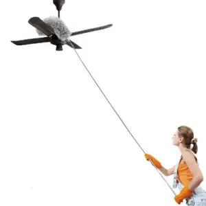 장대 먼지 떨이개 긴 먼지 털이 청소