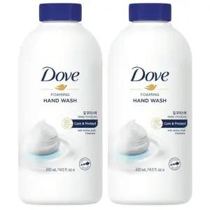 도브 포밍 핸드워시 딥 모이스처 리필 430ml 2개
