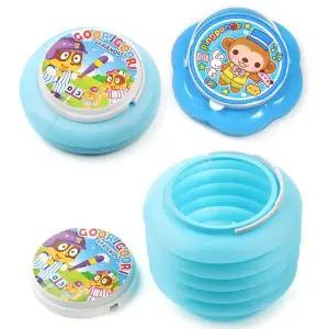 [셀러에이드]물통 단아 자바라 (블루) (랜덤1개)