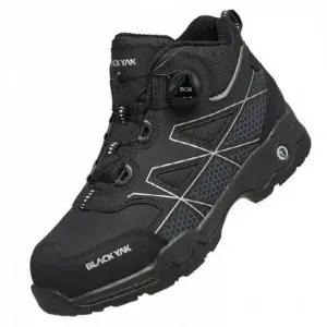 작업용 중단화 다이얼 블랙 안전화 발목 작업화