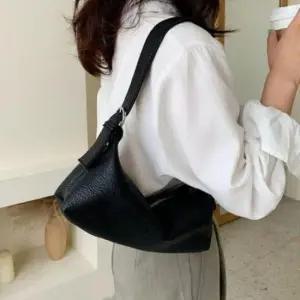 숄더 가죽 백팩 캐주얼 일상용 토트백 여성 크로스백 바게트 소프트