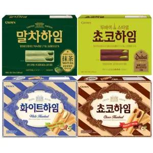 하임 284g 4종 세트_두바이스타일 초코(1개)+초코(1개)+화이트(1개)+말차(1개) / (각1 총4)