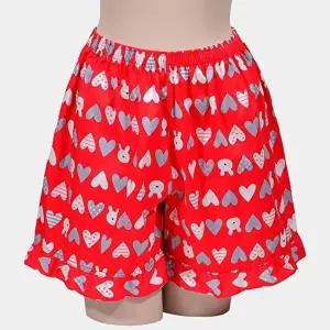 여성 캐릭터 프린팅 순면 5부 파자마 하의 잠옷 바지 (HSJ-WE4EF31)