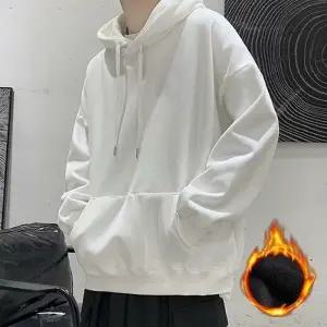 루즈핏 2컬러 심플 기모 남성 후드티 IS-TS70