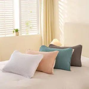 배게커버 매일 바꿔쓰는 교체편한 밴딩형 소프트 누빔 베개커버