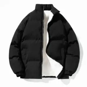 남성 기모안감 겨울 숏패딩 털안감 집업 점퍼 아우터 3색