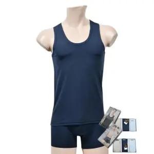 러닝셔츠 기능성속옷 인견 남성 런닝드로즈 심플 3매