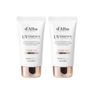 달바 uv 에센스 워터풀 핑크 톤업 선크림 SPF50+PA++++ 50ml 2개
