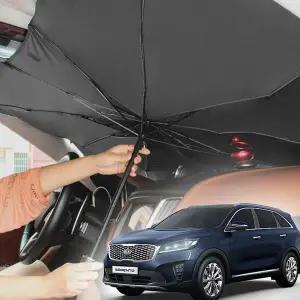 [하프클럽/]더뉴쏘렌토 앞유리커버 차박가리개 우산형