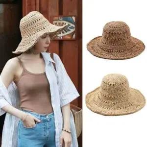 밀짚모자 휴가 파나마햇 여름모자 휴가모자 바우햇 버