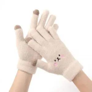 스마트폰 볼빨간 터치장갑 방한장갑 핸드폰터치 패션