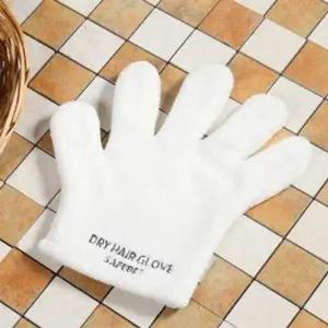 머리드라이장갑 수건장갑 드라이장갑 극세사수건 드라