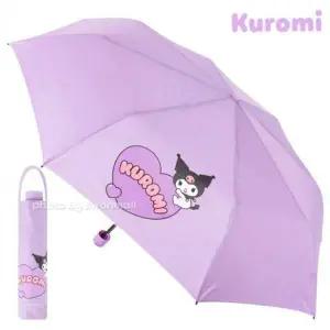 3단 하트 퍼플 수동우산 55 우산 쿠로미 산리오 유아