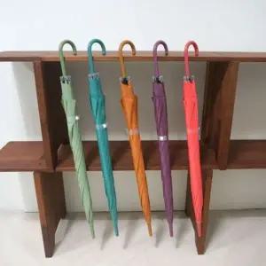 1363 컬러 FANKK 긴우산 자동 장우산 일단우산