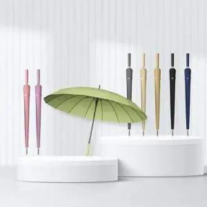 튼튼한우산 장마 자동 빗물방수 인스타 여름 16프레임