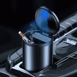 [하프클럽/]자동차  컵홀더 예쁜휴지통 냄새 밀봉형