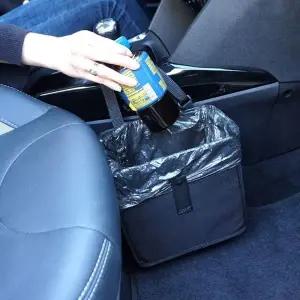 [하프클럽/]자동차 수납용품 휴지통 포켓 정리함 블랙