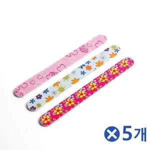 [오너클랜]TBZ 일러스트 손톱손질 야스리 10p세트-랜덤발송x5개