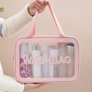 WL 여행용 방수 반투명 세면가방(대) 3종컬러