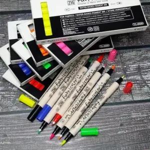 쿠레다케 쿠레타케 지그 옷그림 트윈닙 형광 패브릭마카 6개입