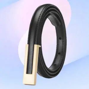 WL 버클 출근룩 밸트 슬림 허리 원피스 패션 얇은 캐쥬얼